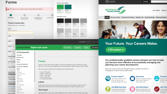 Careers Wales digital styleguide