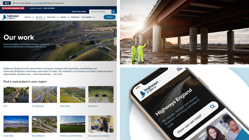 Highways England - made with Umbraco